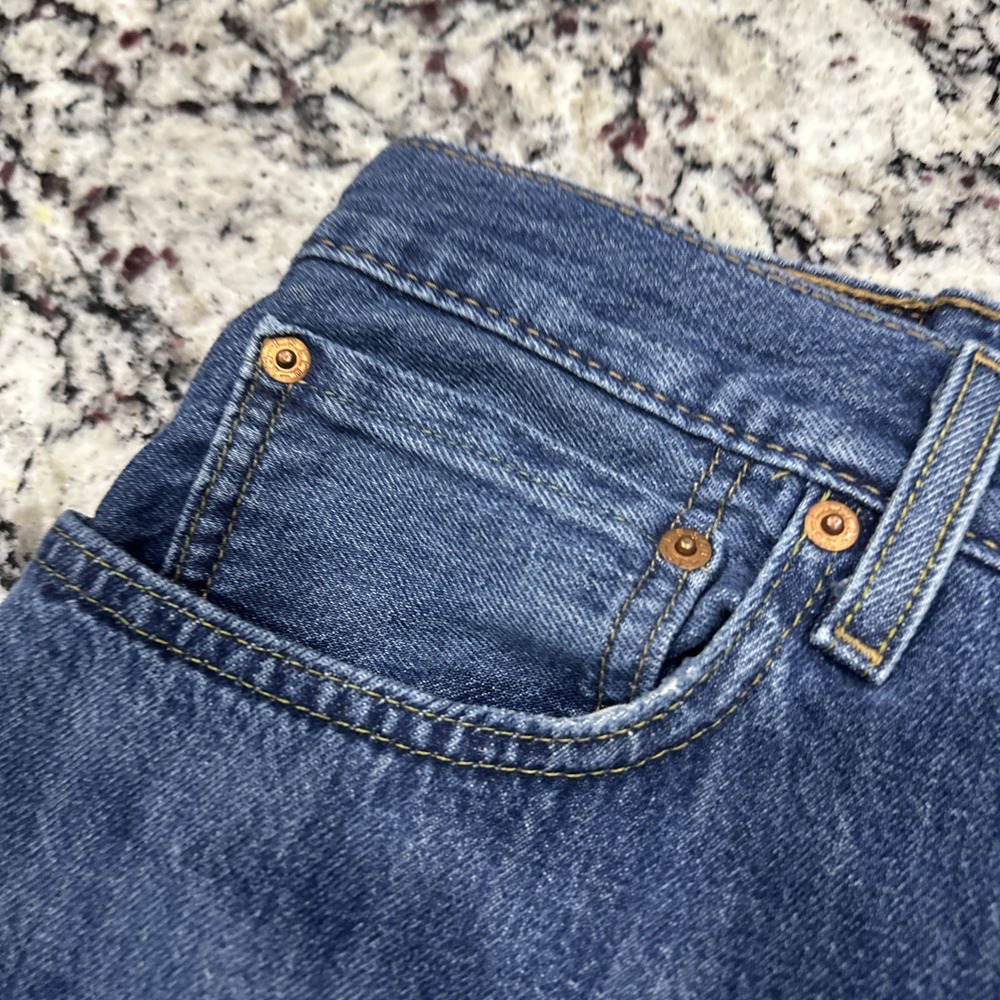 Levis 469 Denim Shorts Mens Size 38 Blue - Picture 5 of 8